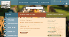 Desktop Screenshot of cityofsthelena.org